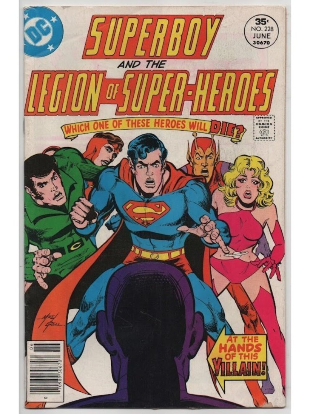 Superboy  228 DC Comics 1977 VG- 3.5 Tyroc Legion of Super-Heroes